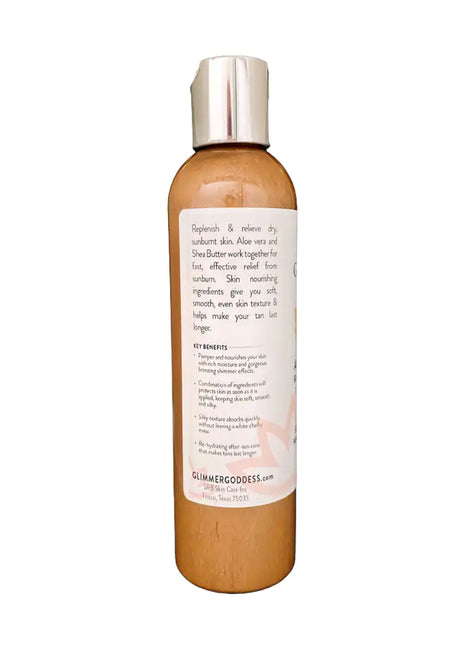 Organic After Sun Lotion & Tan Extender WITH Luminizing Shimmer