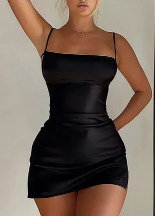 Sexy Thin Strap Bodycon Mini Dress