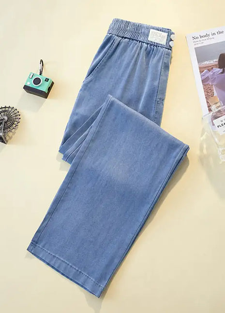 Summer Ice Silk Jeans Women