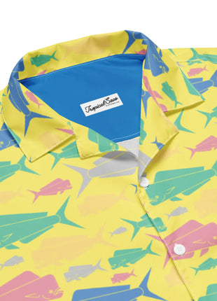 Dorado Fish Island Button Down Hawaiian Shirt - Coastal Summer 2024 Collection - 01 big store