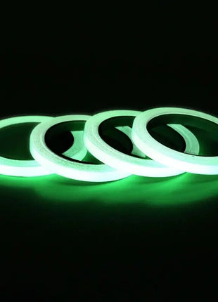 2PC Luminous Tape Self Adhesive Glow In The Dark Wall Sticker Fluorescent Light