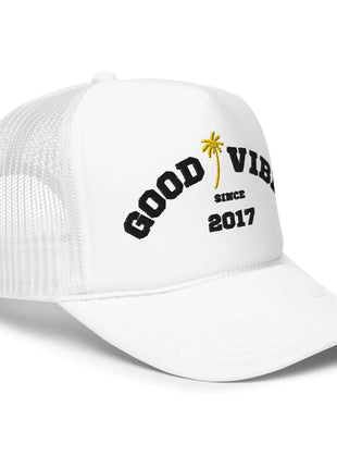 Beachy Good Vibes Foam Trucker Hat