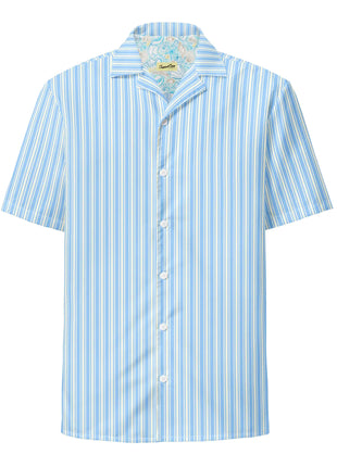 Classic Old Money Retreat Performance Button Down Shirt - Brinks Island Collection