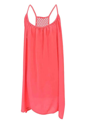 Women's Summer Spaghetti Strap Mini Swing Dress