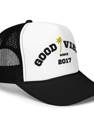 Beachy Good Vibes Foam Trucker Hat