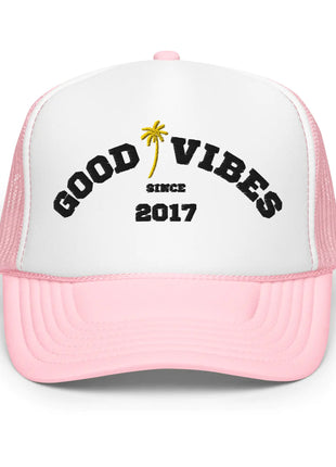 Beachy Good Vibes Foam Trucker Hat