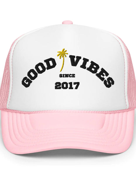 Beachy Good Vibes Foam Trucker Hat