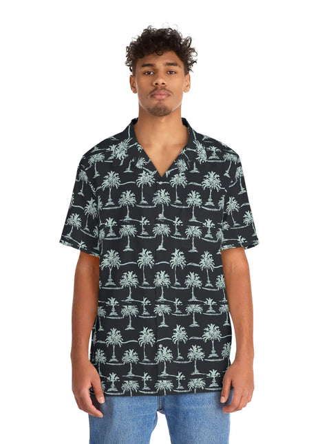 Men's Midnight Island Hawaiian Shirt