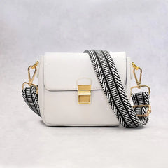 Tiny Leather Handbag -White (Option 2) - 01 big store