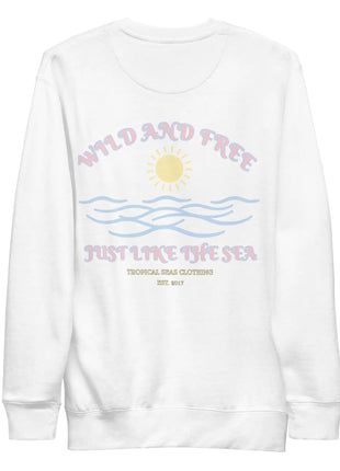 Women's Positive Wild and Free Sweatshirt - 01 big store