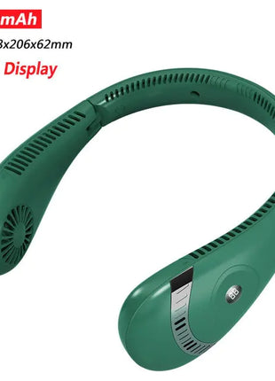 Portable 5000mAh Hanging Neck Fan Foldable Summer