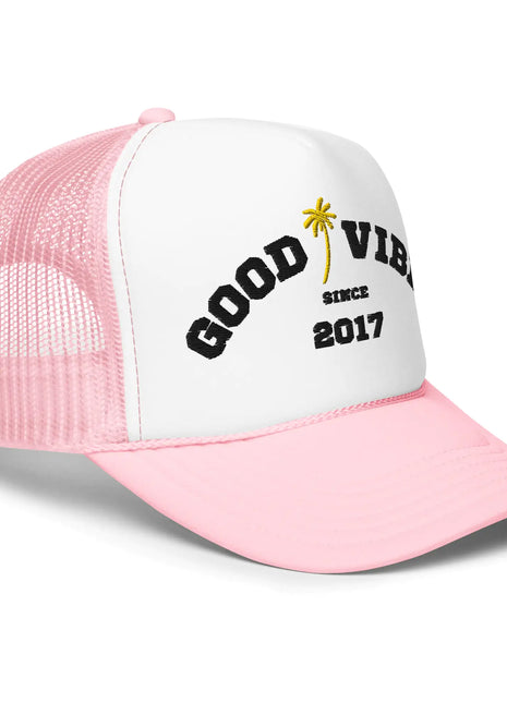 Beachy Good Vibes Foam Trucker Hat