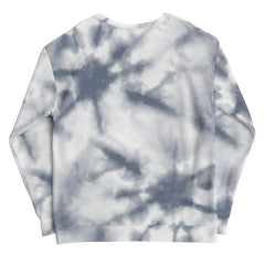 Grey Tie-Dye Vibe Tropical Sweatshirt - 01 big store