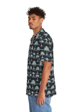 Men's Midnight Island Hawaiian Shirt