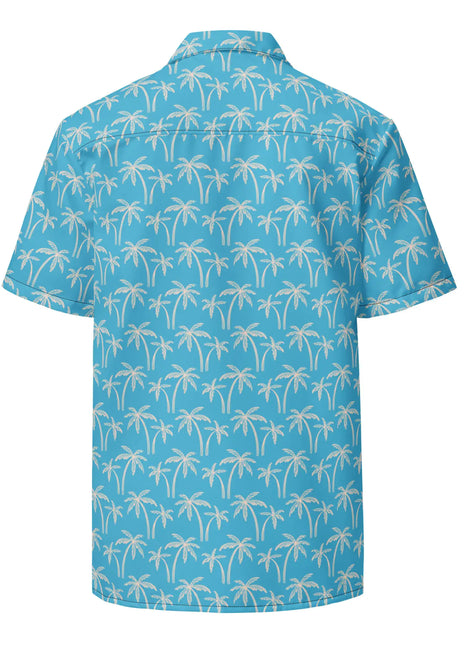 Palm Wave Oasis Button Down Hawaiian Shirt - Coastal Summer 2024 Collection