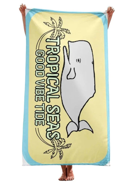 Whale Tail Towel - 01 big store