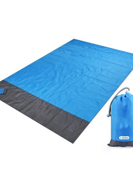 Waterproof Pocket Beach Blanket: Portable 2x2.1m Camping Mat